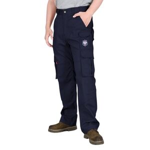 NEW BOCOMAL FR Men's Cargo Pockets Flame Resistant/Fire Retardant Elastic Waist